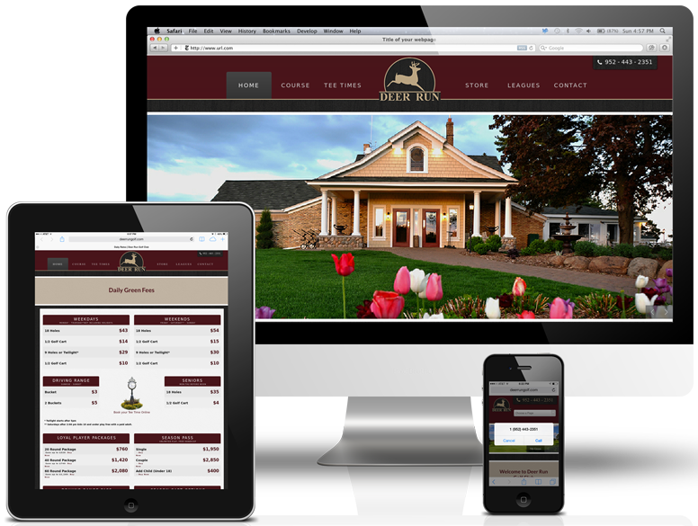 Deer Run Responsive Web Design